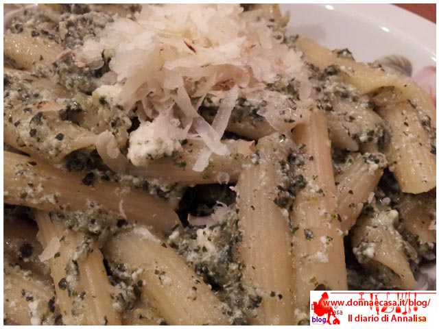 Penne with chard and ricotta cheese image 2