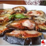 Eggplant pizzas