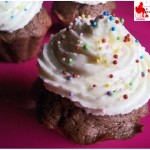 Cupcakes with philadelphia frosting