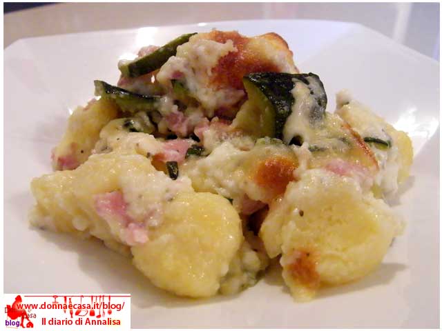 Potatoes dumplings gratinated with cheese image 1