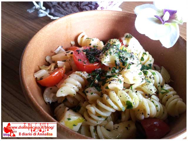 Pasta salad with celery image 1