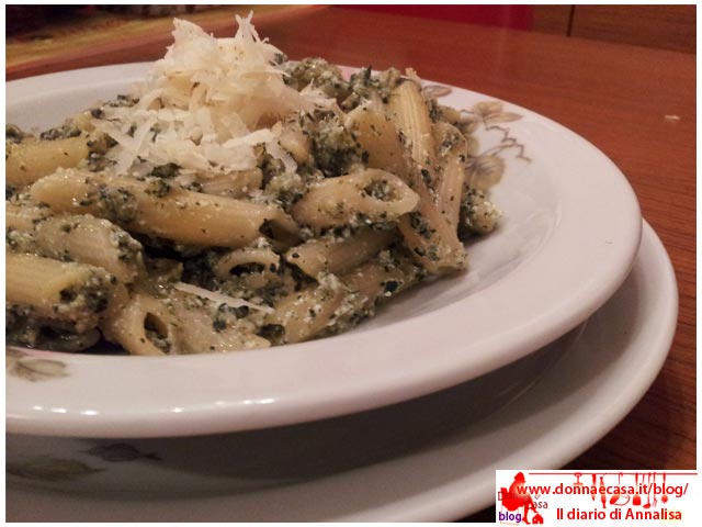 Penne with chard and ricotta cheese image 3