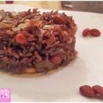 Rice Hermes with Belgian salad, pine nuts and goji berries
